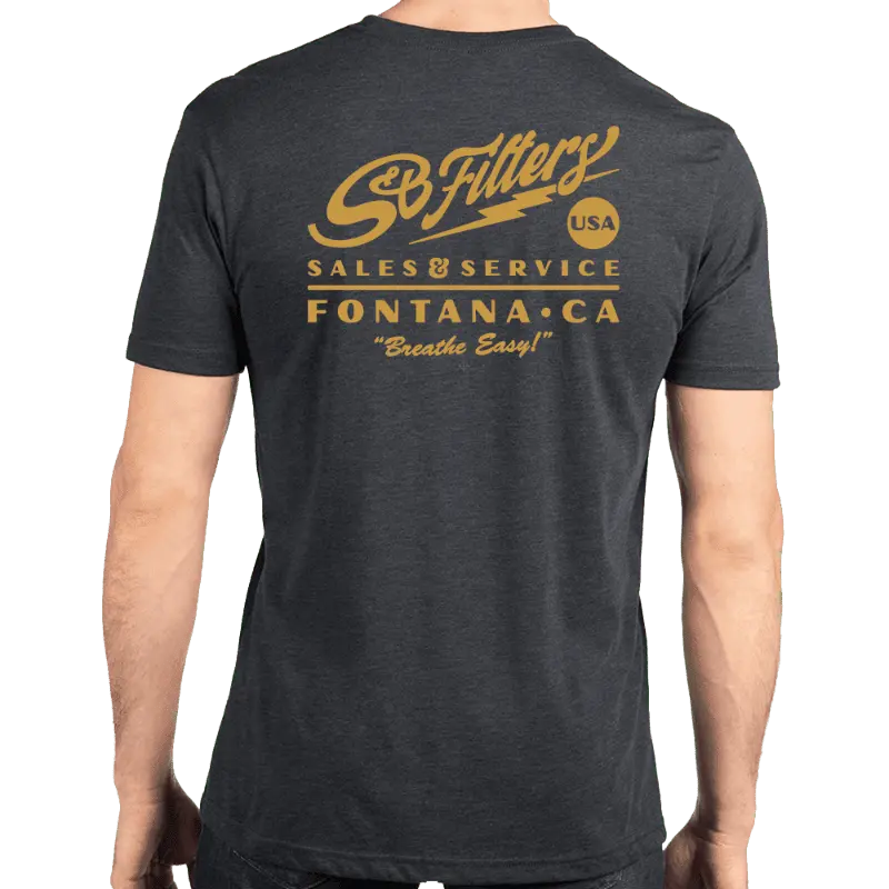 S&B Sales & Service Shirt - Black/Gold 1