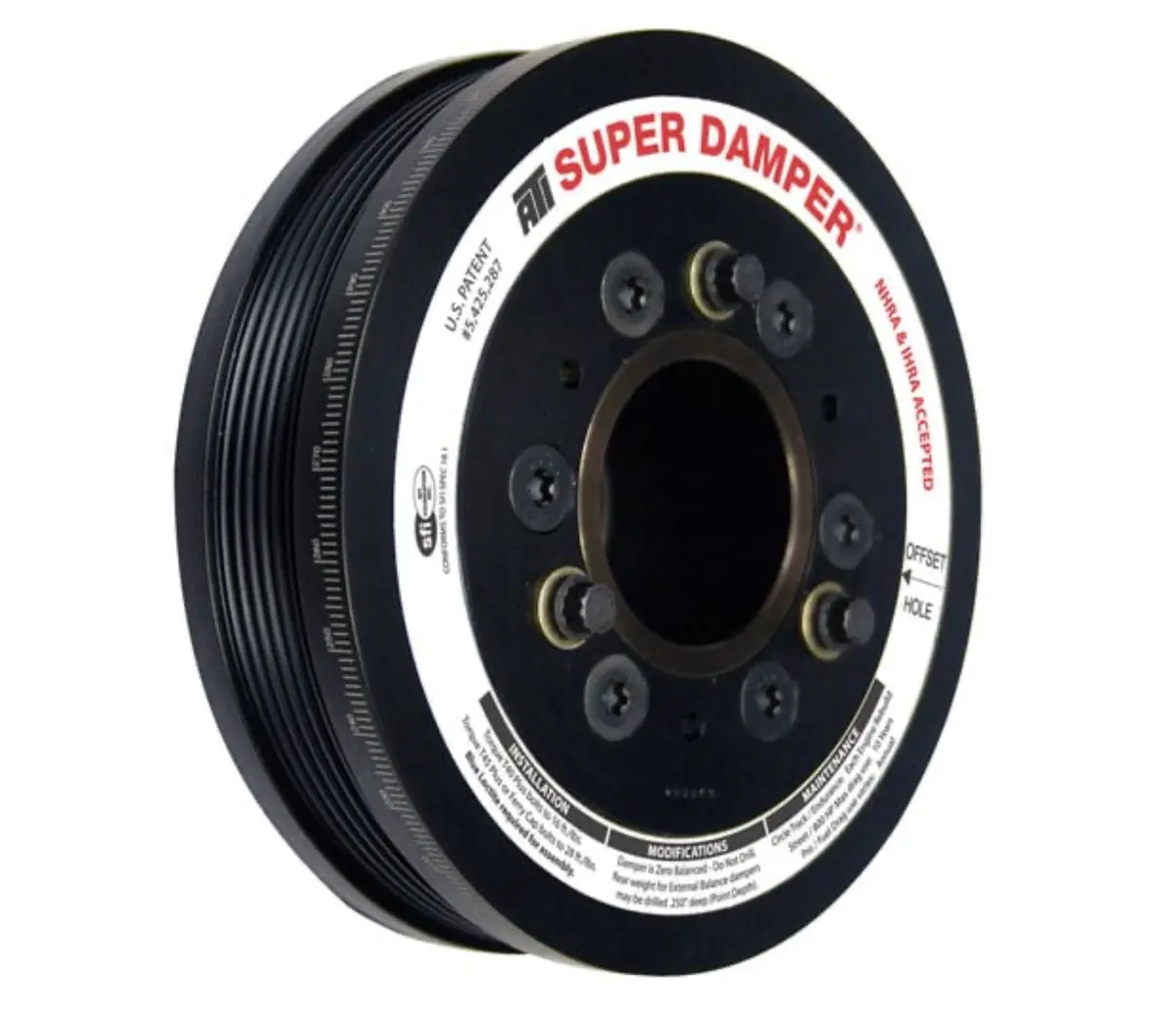 Ati Super Damper Ford 5.0L Coyote (Without A/C) 1