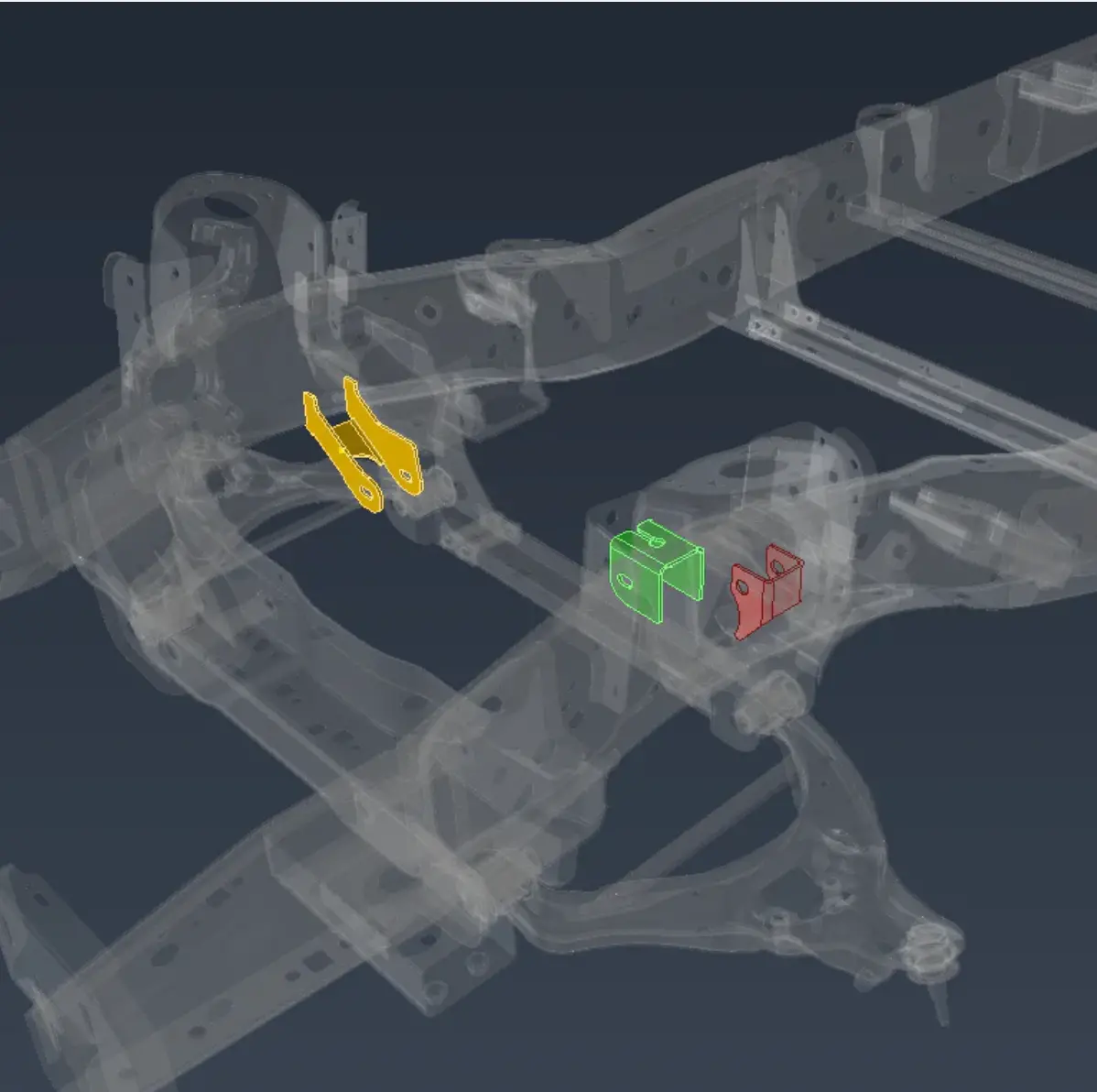 09'-25' F150 4Wd Swap Brackets 1