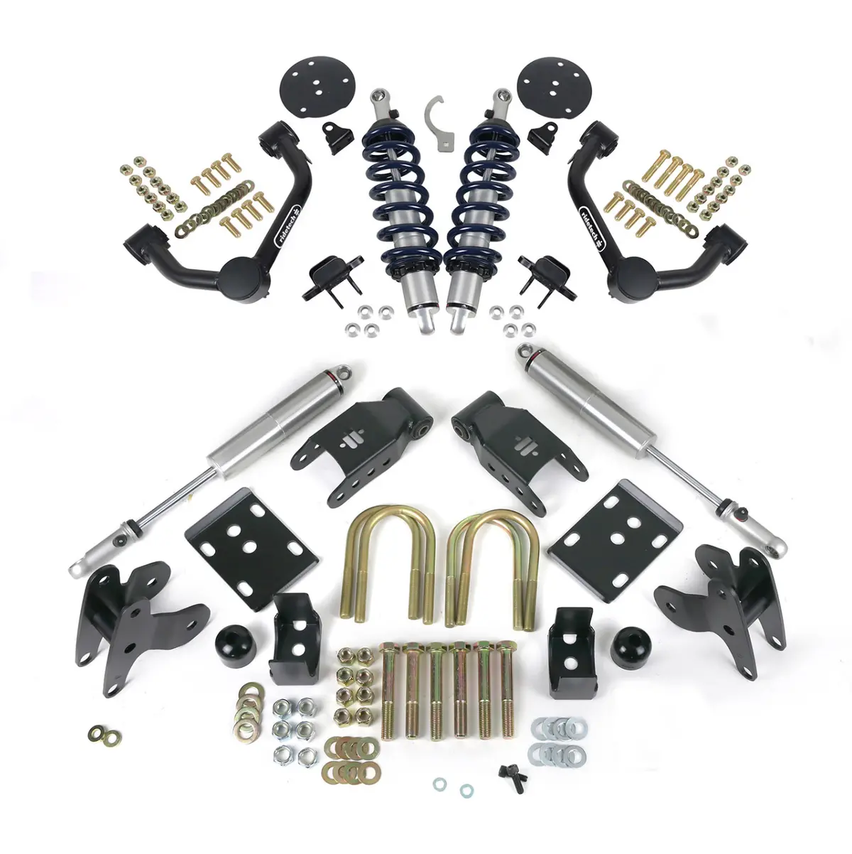 Ridetech 2015+ Ford F150 4Wd Front And Rear Lowering System 1