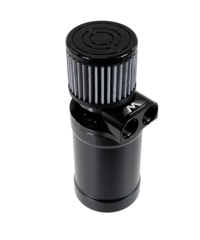 Top Loader Billet Internally Baffled Oil Catch Can (Dual 10An Port) 1
