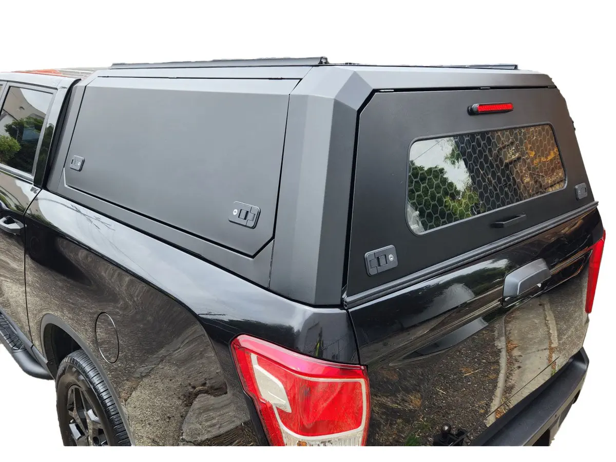 Kgm Ssangyong Musso Xlv 2019-2026 Black Titan Hybrid Canopy - Stainless Steel Alloy Modular 1