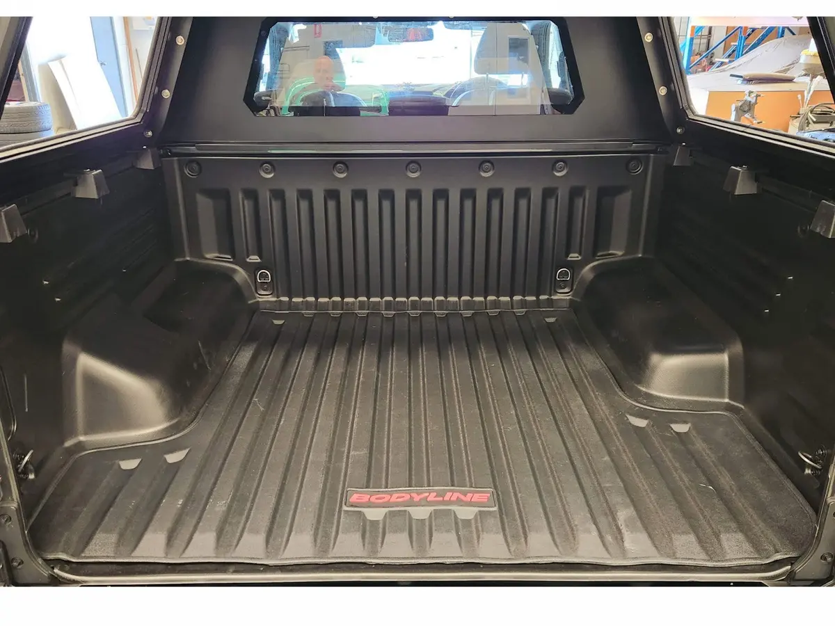 Kgm Ssangyong Musso Swb Dc 2019+ Ute Tub Mat - Heavy Duty Moulded Rubber Mat (For Factory Plastic Tub Liner) 1