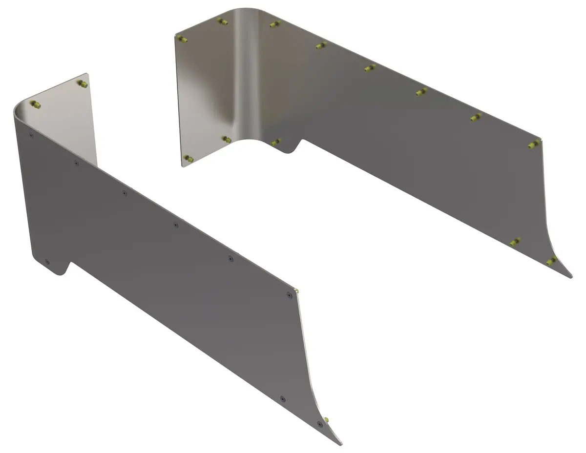 Tj Blank Rear Corner Armor Aluminum 1
