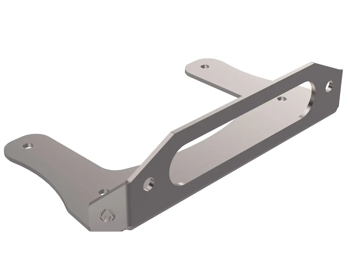Yj/Tj/Lj Front Bumper Fairlead Bracket 1