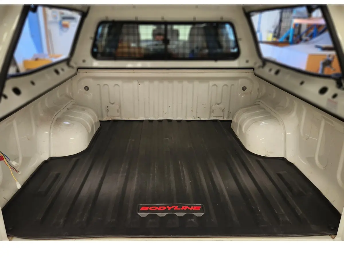 Toyota Hilux Sr Sr5 Dc 2015-2025 Ute Tub Mat - Heavy Duty Moulded Rubber Mat (For Spray & Naked Tub) 1