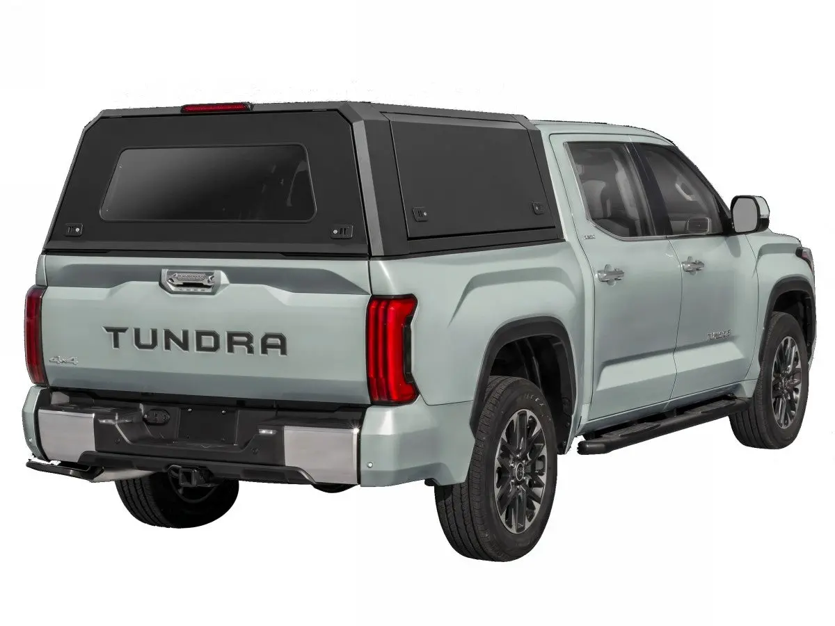 Toyota Tundra 5Ft Black Titan Hybrid Canopy - Stainless Steel Alloy Modular 1