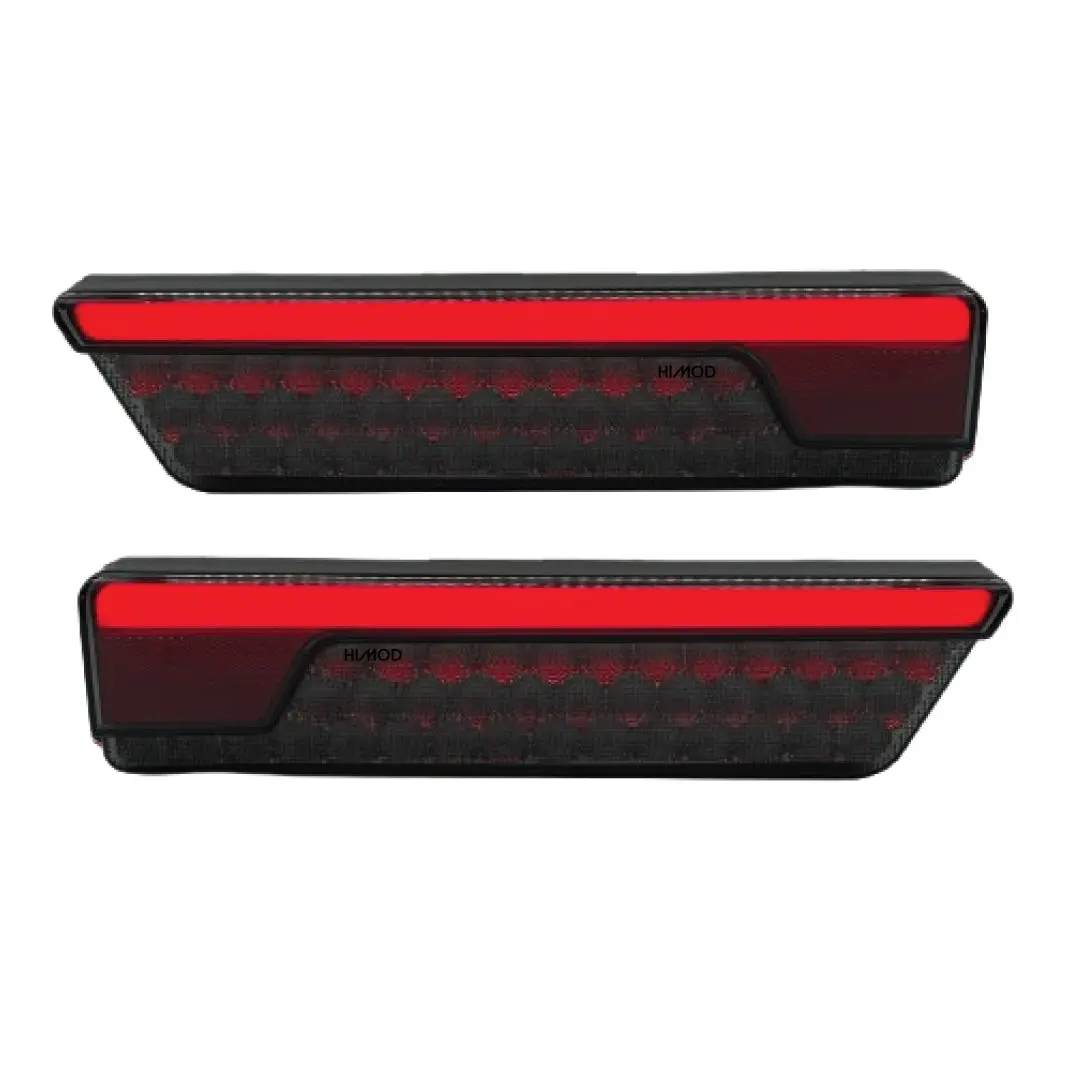 Enduro Series Led Tail Lights | ( Pair ) Black 1