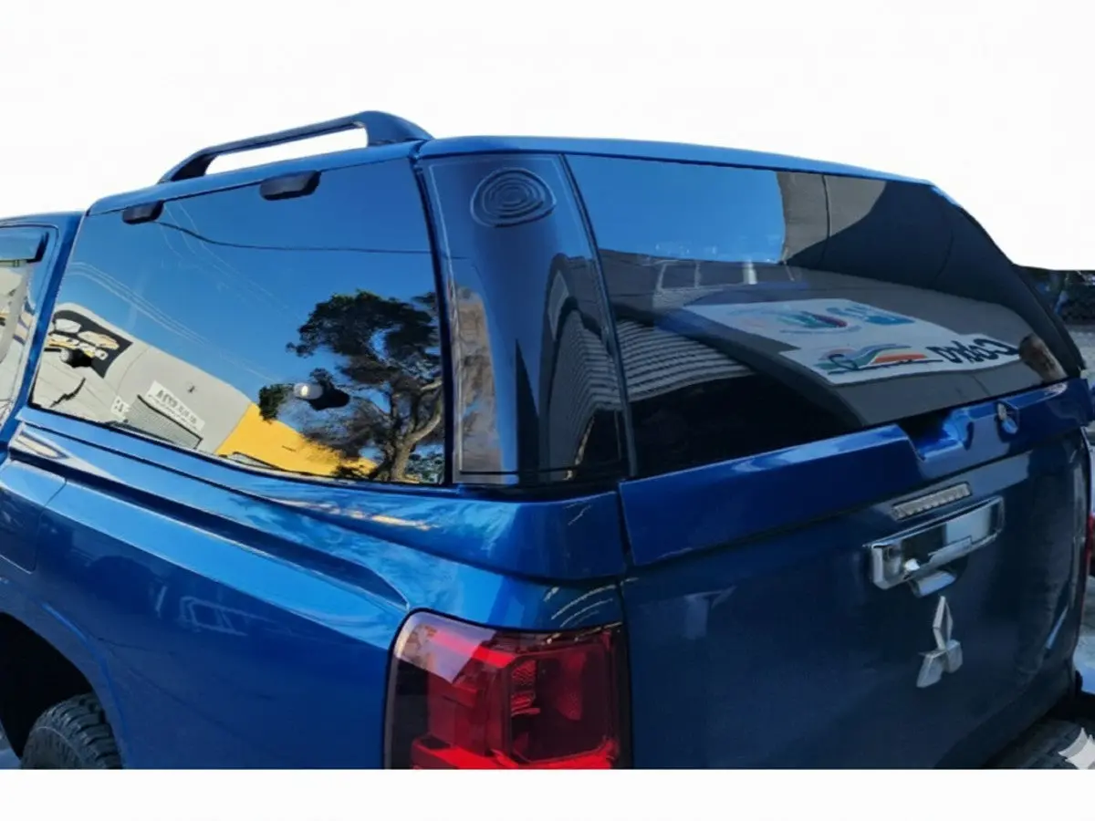 Mitsubishi Triton Mv 2024+ Dc V4 Steel Canopy With Lift-Up Side Windows 1