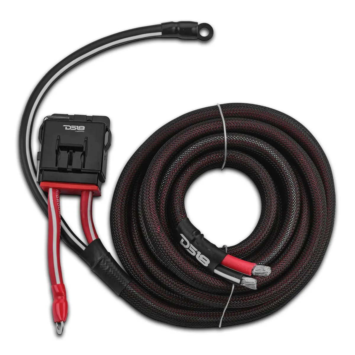 Utv 4-Gauge Power Harness Kit – 12Ft Power & Ground Cables With Water-Resistant Fuse Holder For 4-Door Utvs 1
