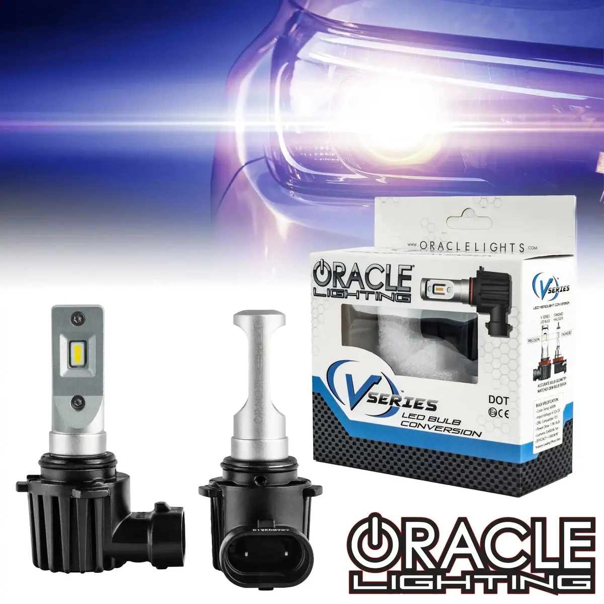 Oracle Lighting 9006 - Vseries Led Light Bulb Conversion Kit (Low Beam) 1