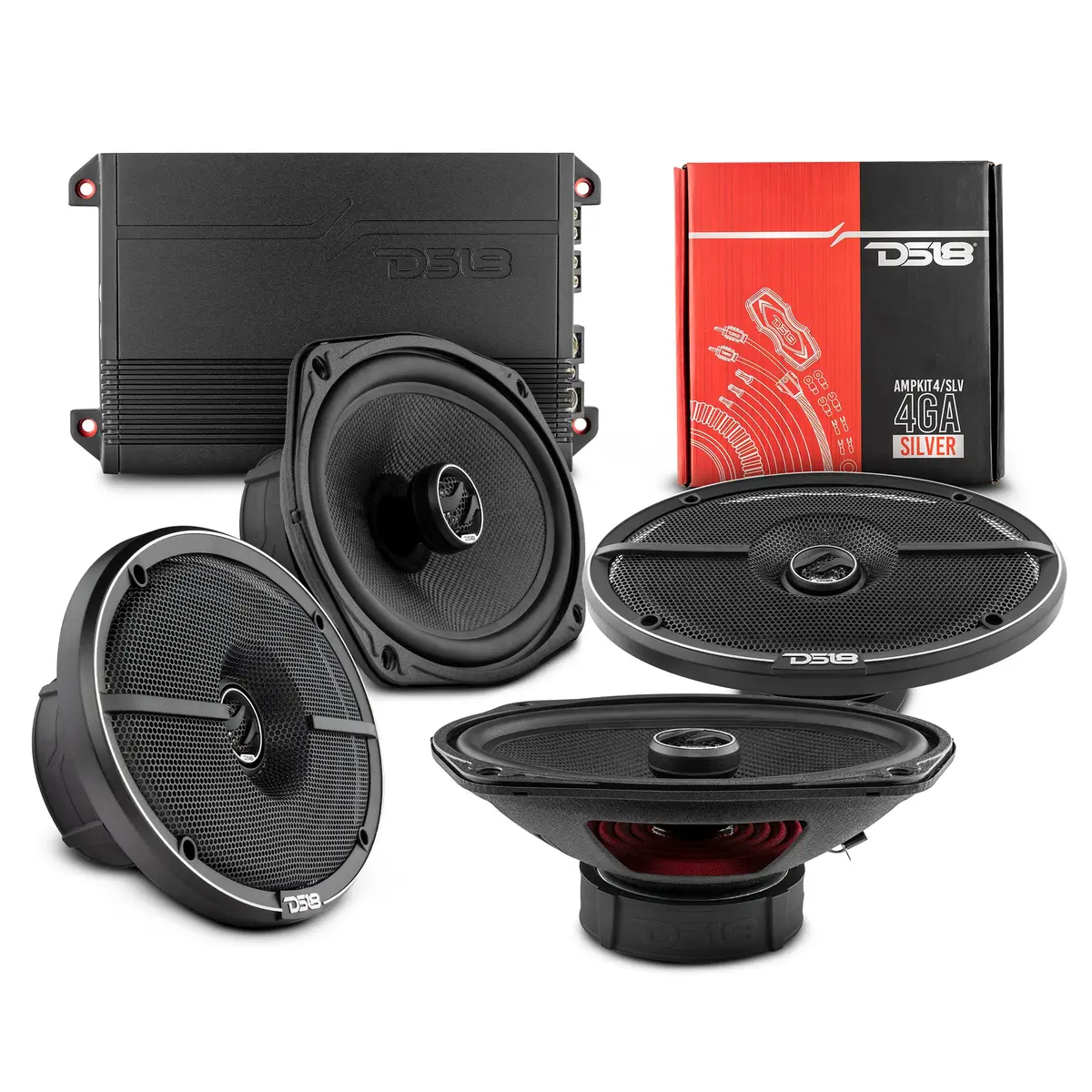 Ds18 2012-2017 Toyota Camry  Front And Back Doors Speakers Better Upgrade/Replacement Package 1600 Watts 1