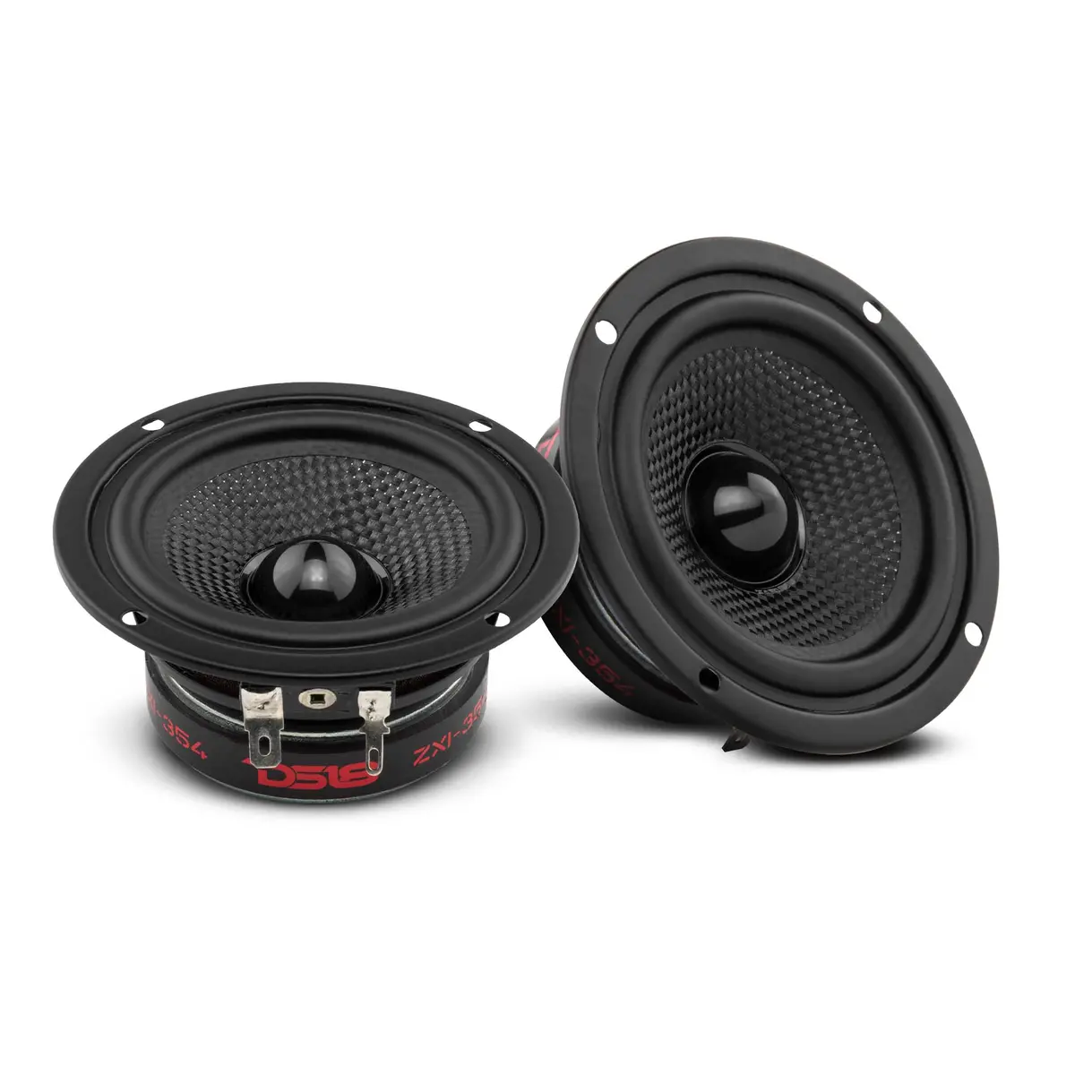Zxi 3.5" Full-Range Speakers With Kevlar Cone | 40 Watts Rms 4-Ohm 1