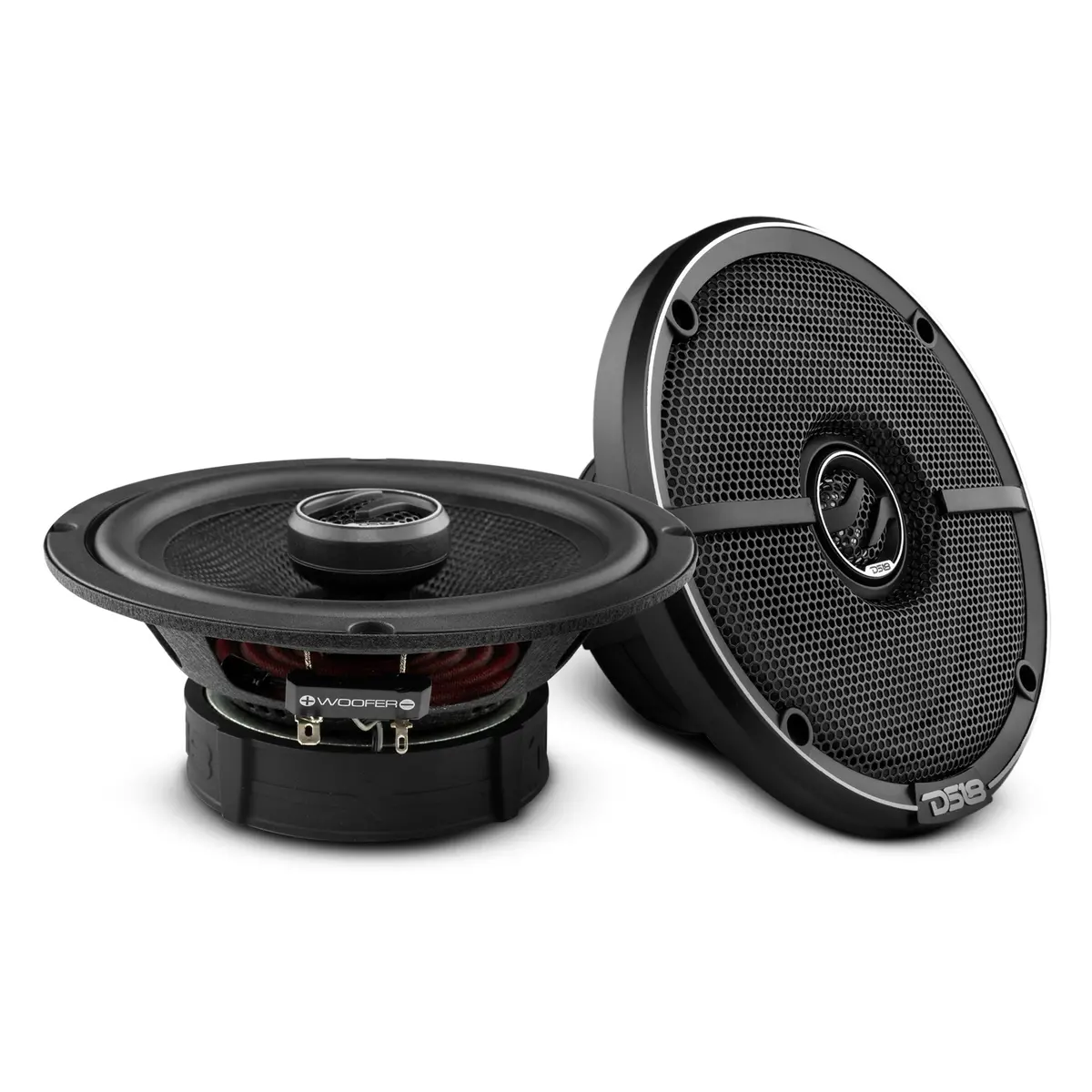 Zxi 6.5" 2-Way Coaxial Speakers With Kevlar Cone | 80W Rms 4-Ohm 1