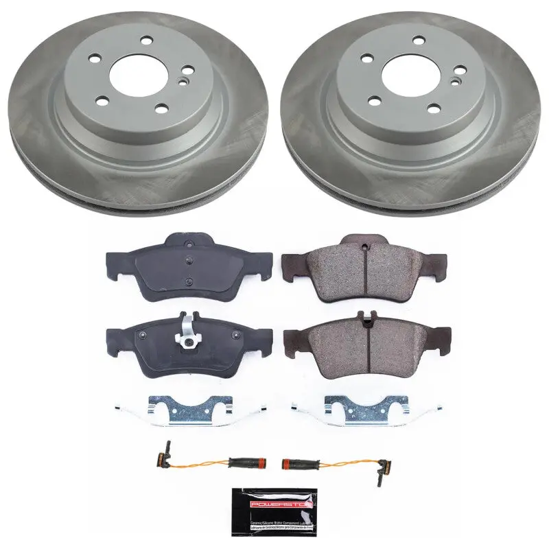 Power Stop 03-06 Mercedes-Benz E500 Rear Semi-Coated Rotor Kit 1