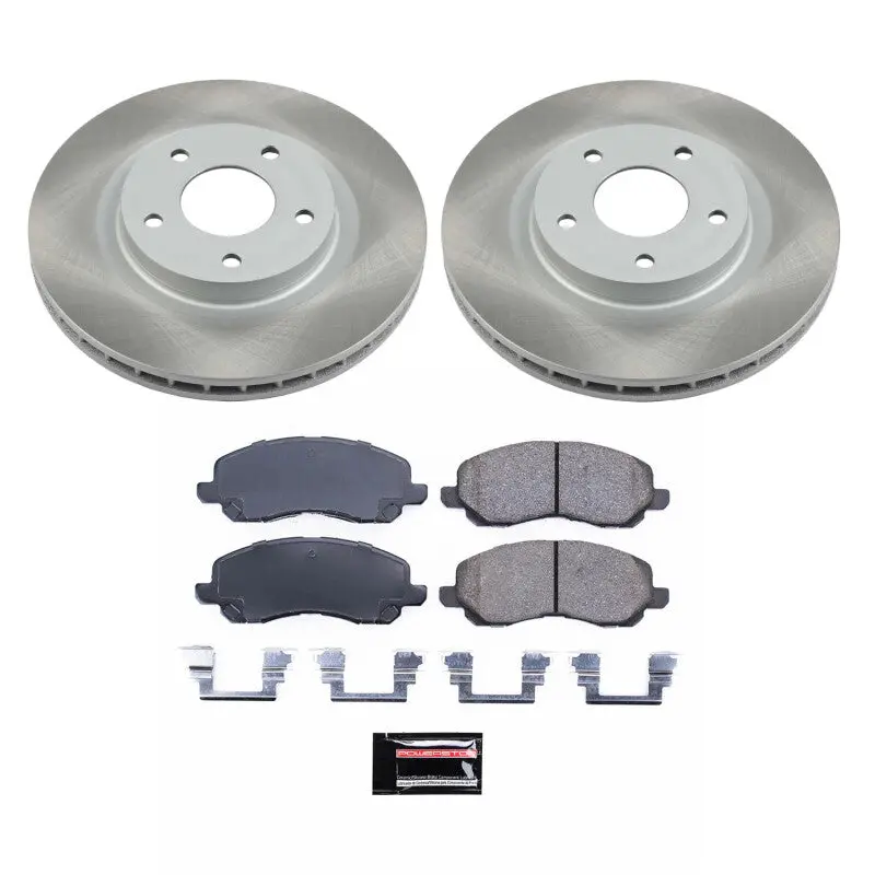 Power Stop 11-20 Mitsubishi Outlander Sport Front Semi-Coated Rotor Kit 1