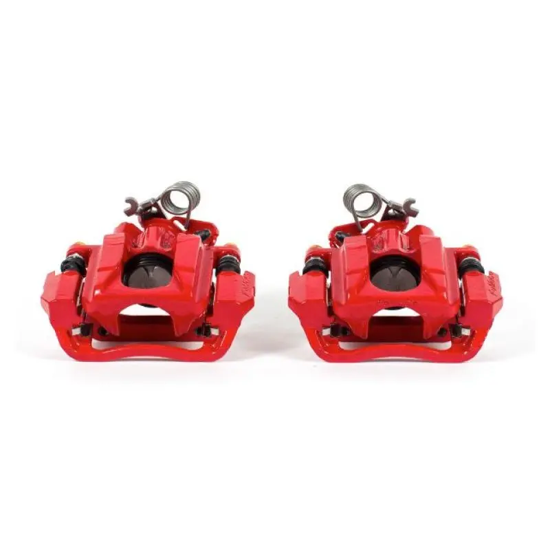 Power Stop 11-16 Ford Explorer Rear Red Calipers W/Brackets - Pair 1