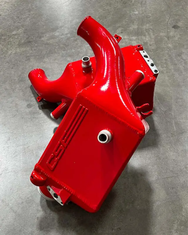 Csf 16-21 Bmw M5 (F90) / 17-21 Bmw M8 (F91/F92/F93) Twin Charge-Air-Cooler Set - Bengal Red Gloss 1