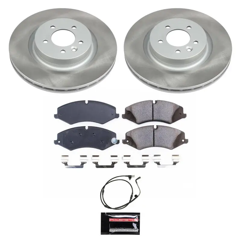Power Stop 10-13 Land Rover Range Rover Sport Front Semi-Coated Rotor Kit 1