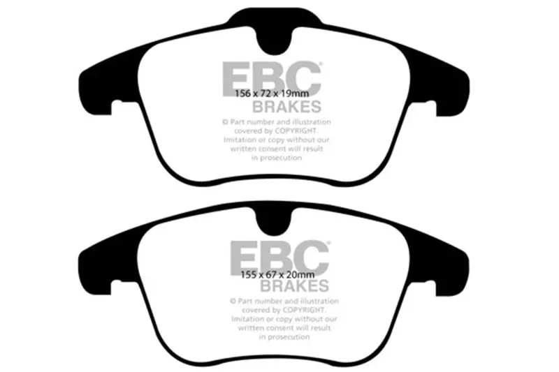 Ebc 07-12 Land Rover Lr2 3.2 Ultimax2 Front Brake Pads 1