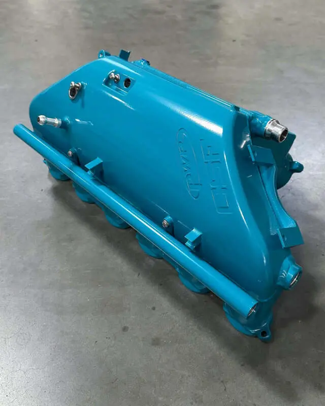 Csf Bmw M2/M3/M4 S58 (G8x) Charge-Air Cooler Manifold - Miami Blue 1