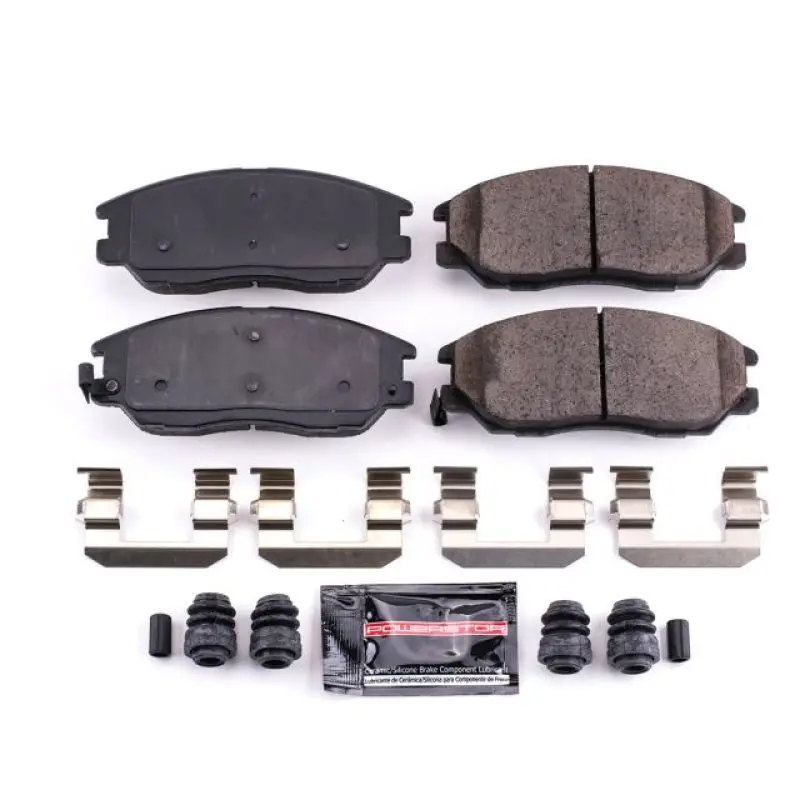 Power Stop 03-05 Hyundai Xg350 Front Z23 Evolution Sport Brake Pads W/Hardware 1