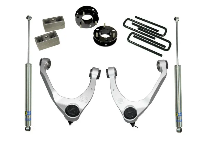 Superlift 07-16 Chevy Silv 1500 2Wd 3.5In Lift Kit W/ Cast Steel Control Arms & Bilstein Rear Shocks 1