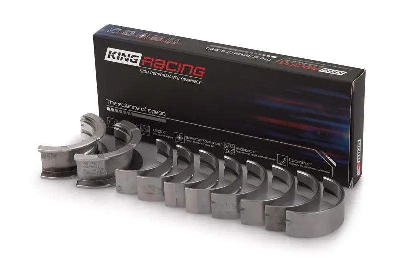 King Engine Bearings Ford 260Ci/289Ci/302 5.0L Windsor (0.010X Size) Main Bearing Set 1