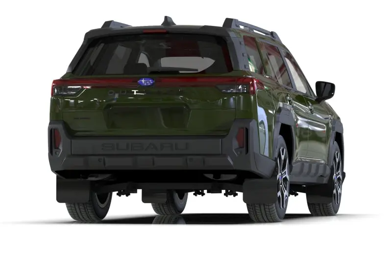 Rally Armor 2026 Subaru Outback (Incl. Wilderness) Black Mud Flap - Metallic Black Logo 1
