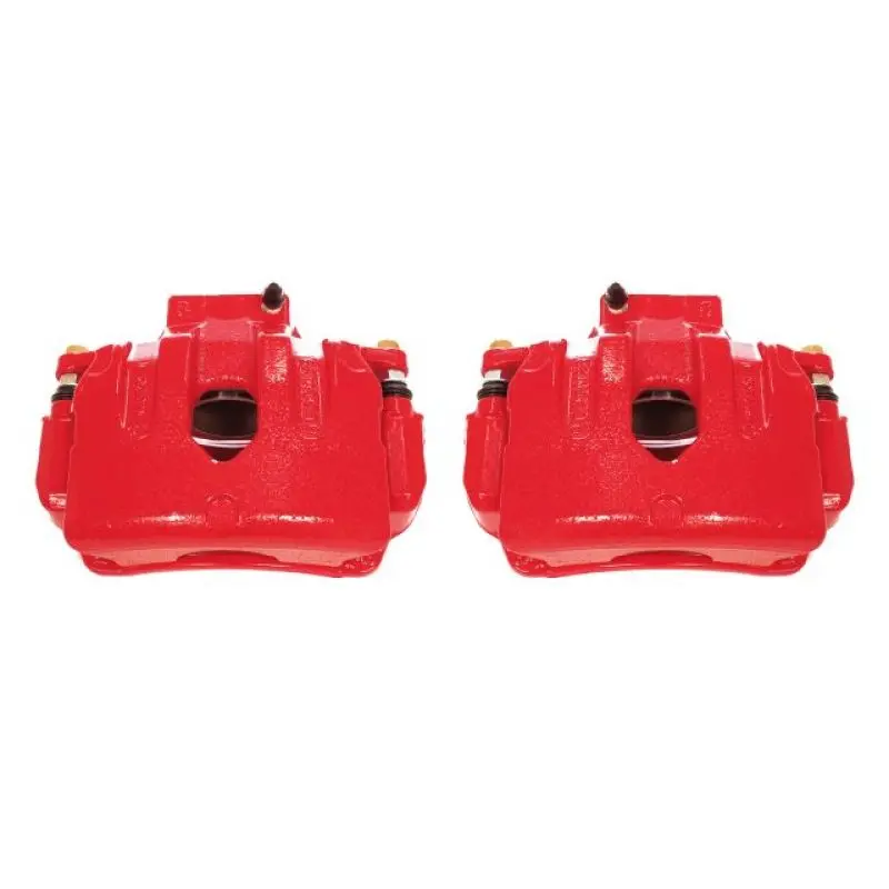 Power Stop 10-16 Hyundai Genesis Coupe Front Red Calipers W/Brackets - Pair 1