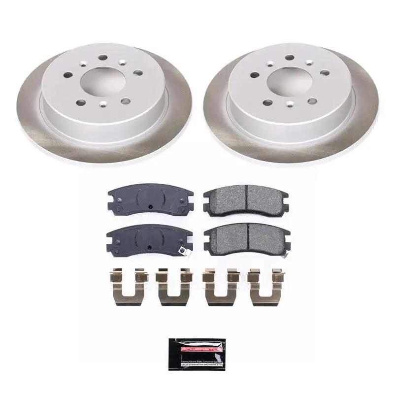 Power Stop 06-07 Chevrolet Monte Carlo Rear Semi-Coated Rotor Kit 1