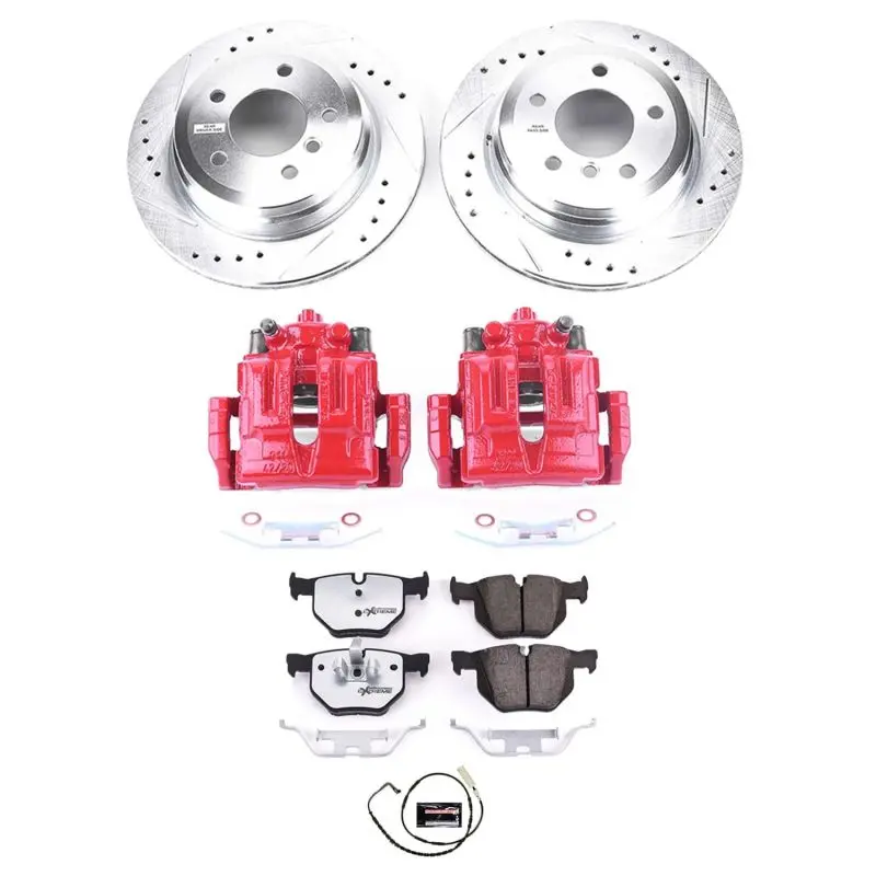 Power Stop 2006 Bmw 325Xi Rear Z26 Street Warrior Brake Kit W/Calipers 1
