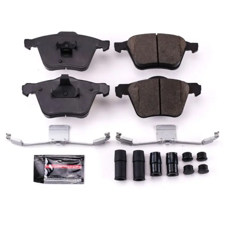 Power Stop 03-08 Volvo Xc90 Front Z23 Evolution Sport Brake Pads W/Hardware 1