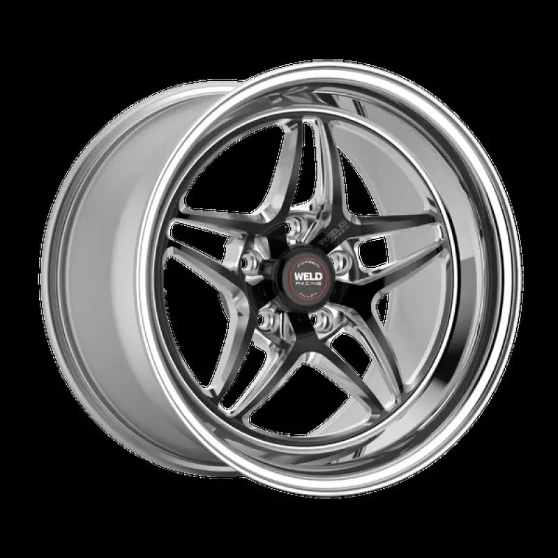 Weld S81 18X10 / 5X4.75 Bp / 6.6In Bs +28Mm Et High Pad Black Center Wheel 1