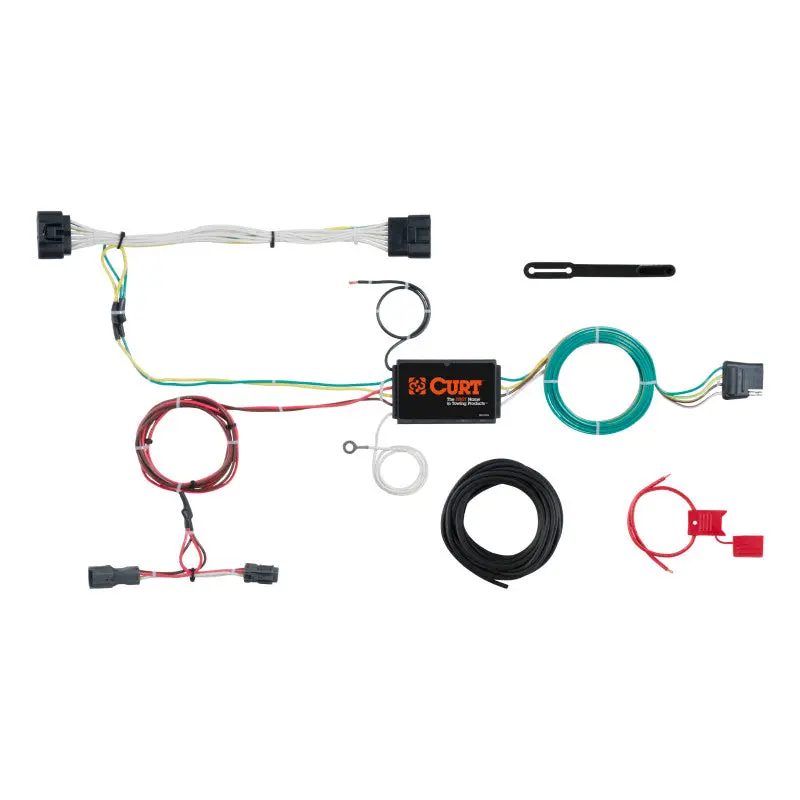 Curt Custom Wiring Harness For 2011–2016 Kia Sportage – 4-Way Flat Trailer Light Connector 1