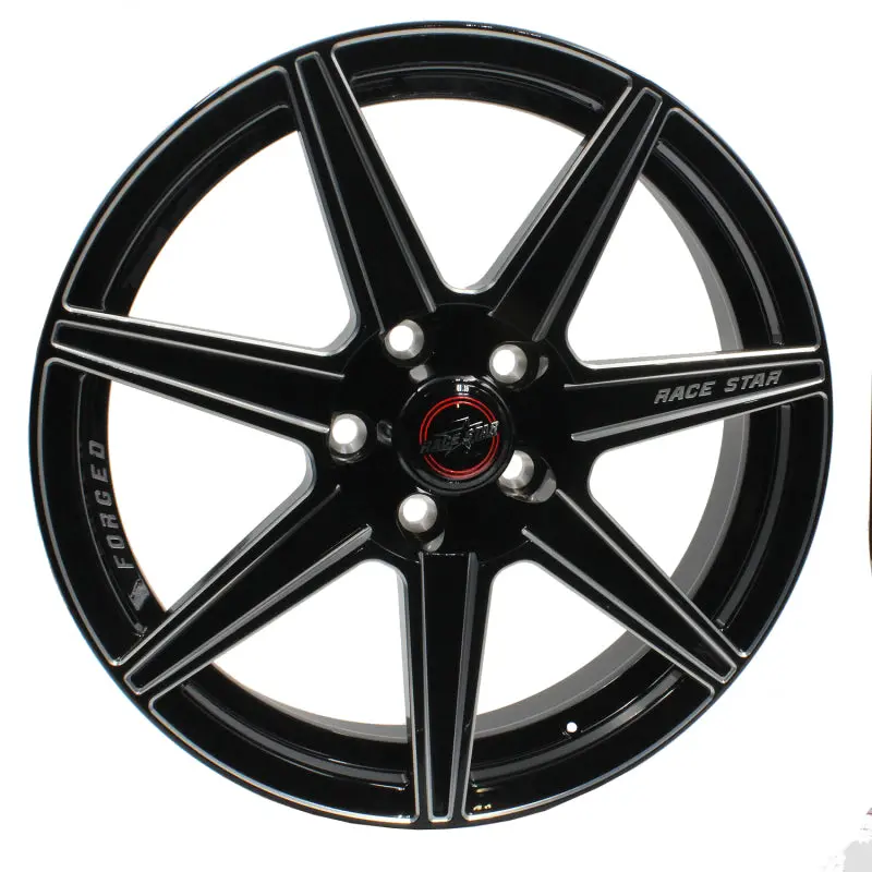 Race Star 72 Valstar 17X 2.25 / 0Bc / 1.7Bs / In Cb / Black W/Machined Accents Wheel 1