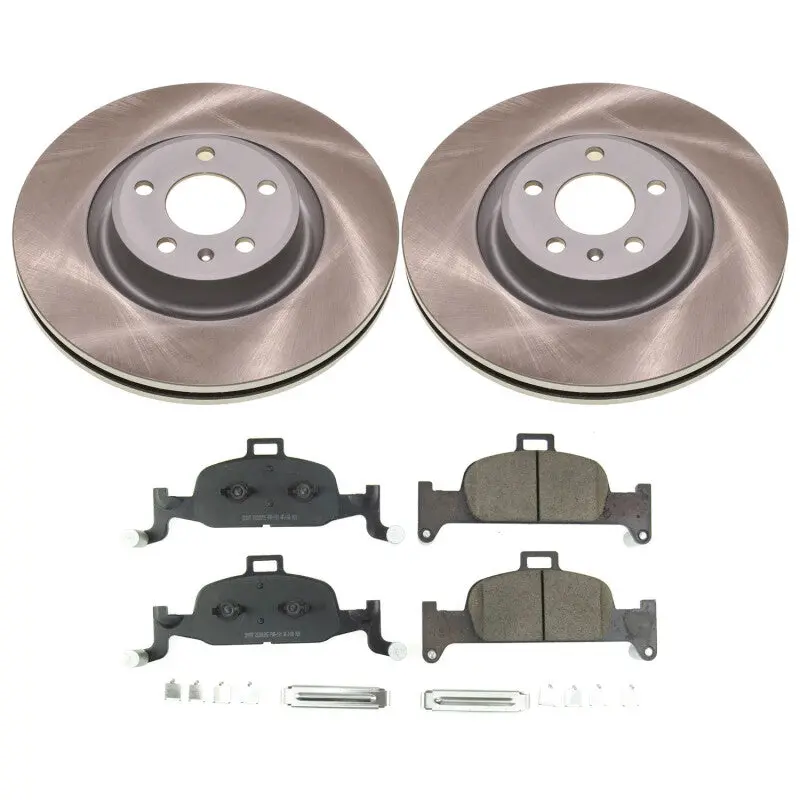 Power Stop 2021 Audi Q5 Sportback Front Semi-Coated Rotor Kit 1