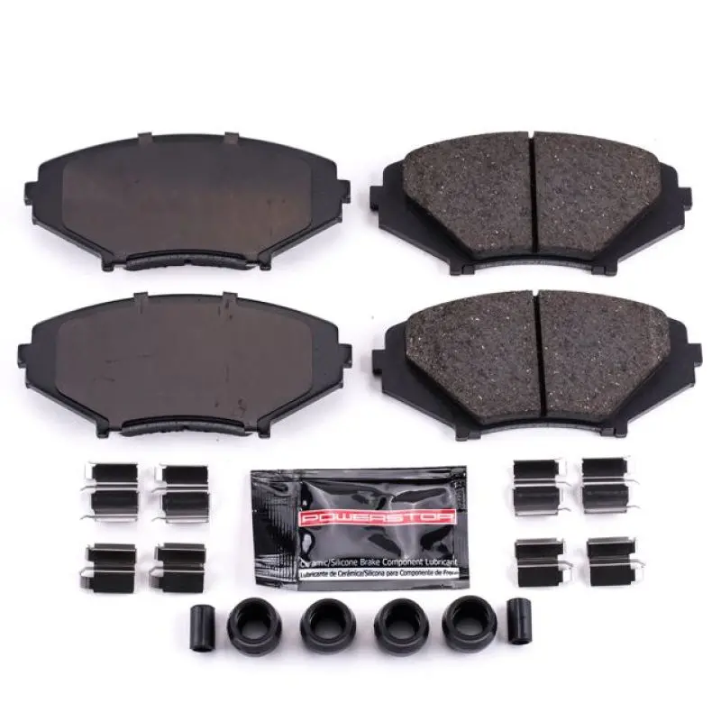 Power Stop 04-11 Mazda Rx-8 Front Z23 Evolution Sport Brake Pads W/Hardware 1