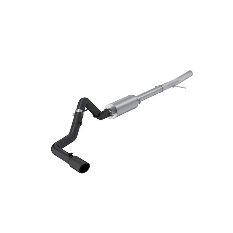 Mbrp 2024 Ford Ranger Black-Coated Alum. Steel Single Side Outlet 3In Cat Back Exhaust 1