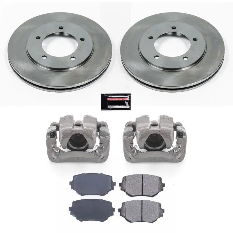 Power Stop 1999 Suzuki Grand Vitara Front Autospecialty Brake Kit W/Calipers 1