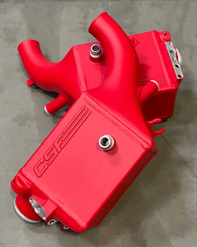 Csf 2025+ Bmw G90 M5 / G99 M5 Touring Charge Air Cooler - Bengal Red Matte 1