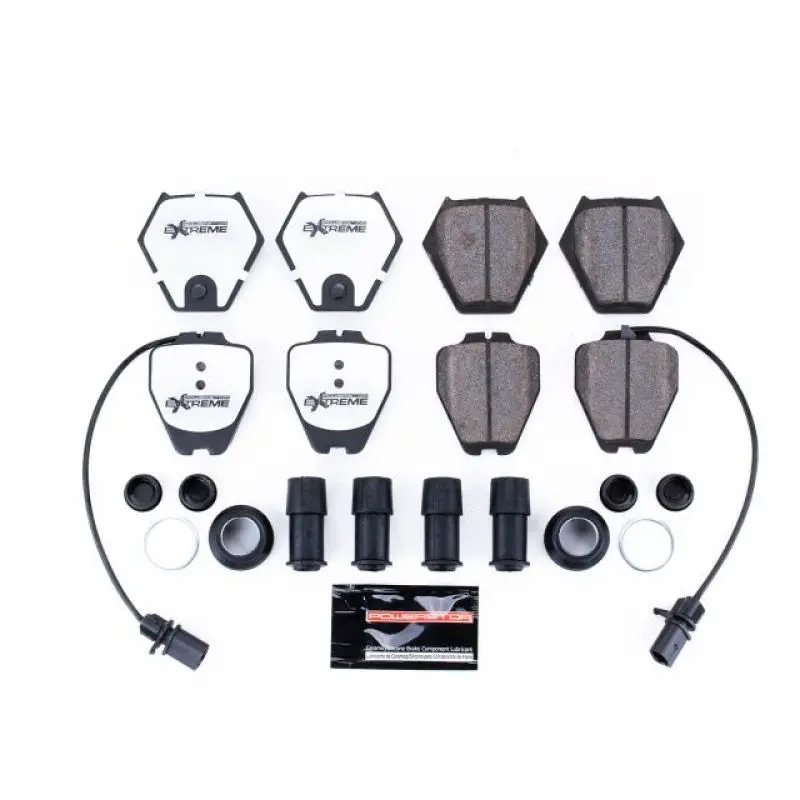 Power Stop 00-01 Audi A6 Quattro Front Z26 Extreme Street Brake Pads W/Hardware 1