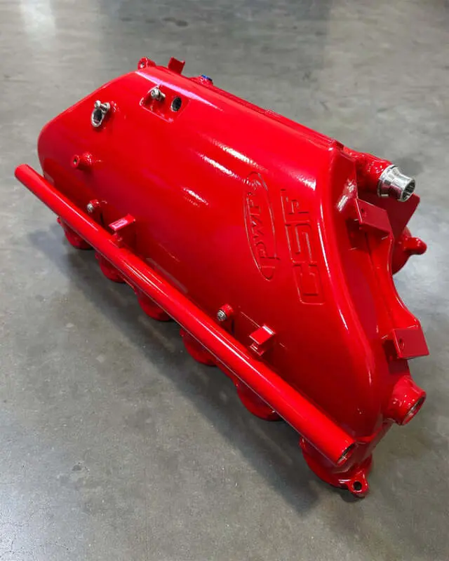 Csf Bmw M2/M3/M4 S58 (G8x) Charge-Air Cooler Manifold - Bengal Red Gloss 1