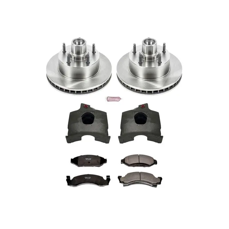 Power Stop 87-93 Ford F-150 Front Autospecialty Kit W/Cals 1
