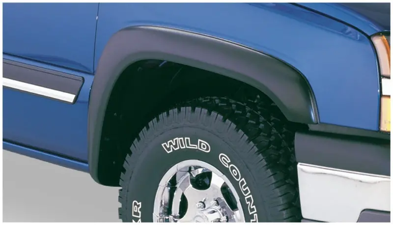 Bushwacker 07-07 Chevy Silverado 1500 Classic Fleetside Extend-A-Fender Style Flares 2Pc - Black 1