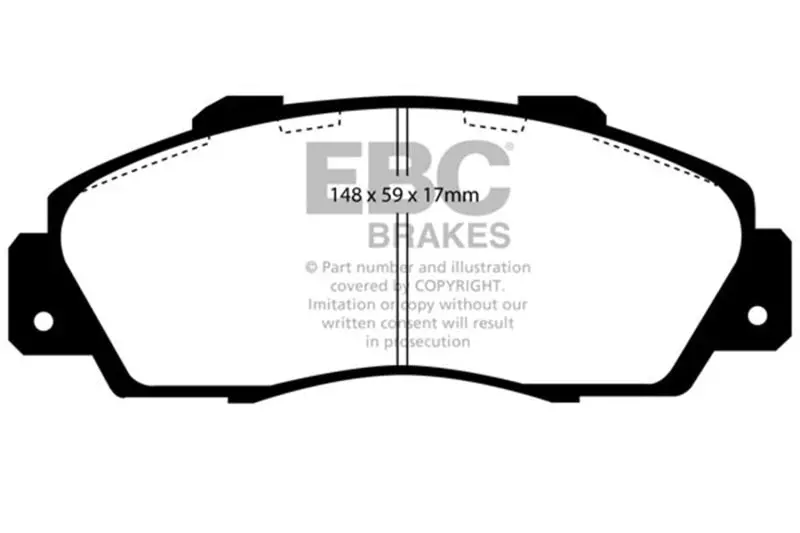 Ebc 97 Acura Cl 3.0 Ultimax2 Front Brake Pads 1