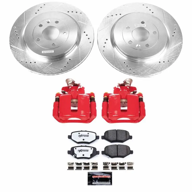 Power Stop 13-19 Ford Explorer Rear Z36 Truck & Tow Brake Kit W/Calipers 1