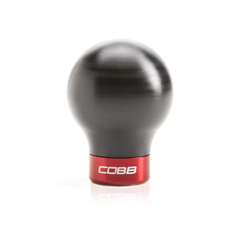 Cobb 08-15 Mitsubishi Evo X / 09-15 Ralliart Shift Knob - Race Red (Black W/Red Base) 1