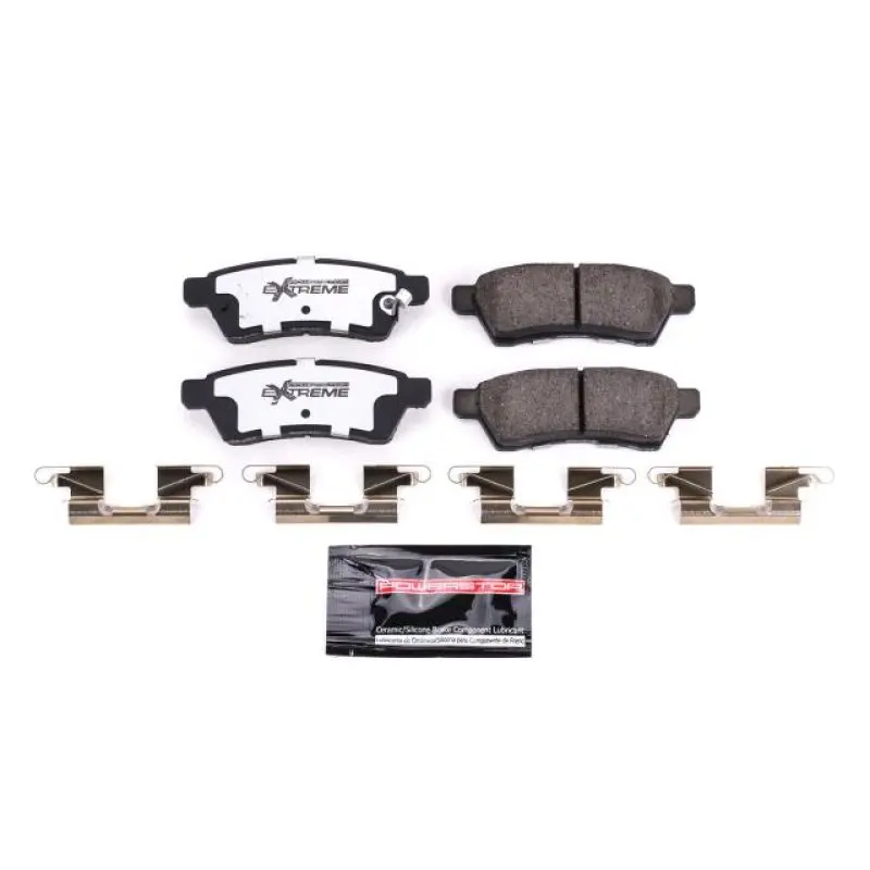 Power Stop 05-19 Nissan Frontier Rear Z36 Truck & Tow Brake Pads W/Hardware 1