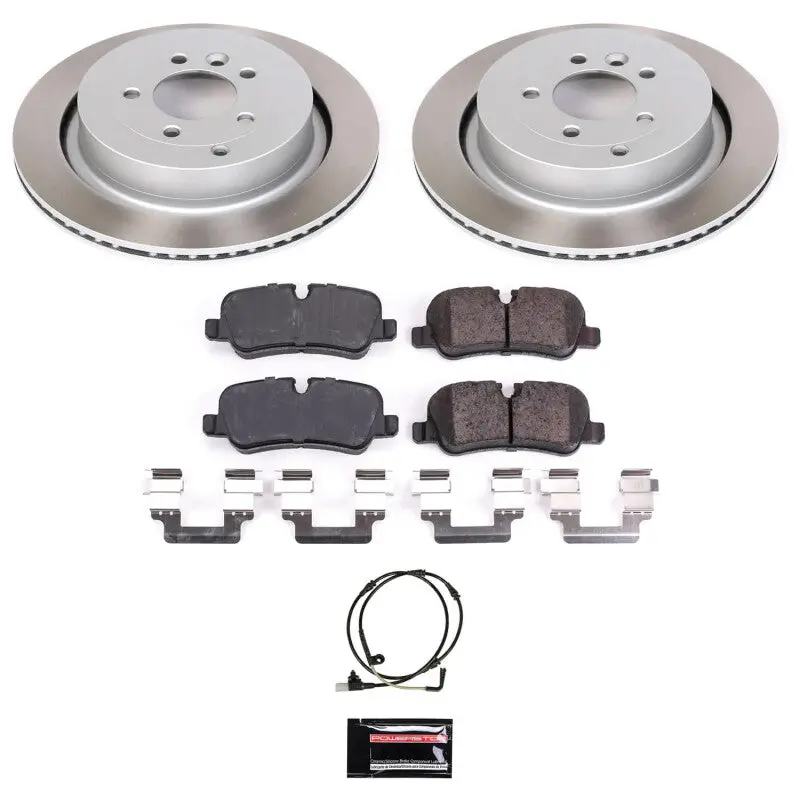 Power Stop 06-13 Land Rover Range Rover Sport Rear Semi-Coated Rotor Kit 1